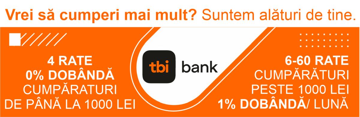 Plata in Rate prin TBI Bank Credit Eurostoc