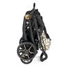 Carucior 3 in 1 Peg Perego Book, Primoviaggio SL,  0 - 22 kg, Graphic Gold, Negru / Bej