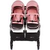 Carucior gemeni Chipolino Duo Smart 2 in 1 flamingo, Culoare: Roz