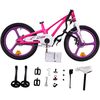 Bicicleta Copii 4-6 ani Galaxy G1601C 16", Roz/Alb, Culoare: Roz/Alb