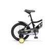 Bicicleta Copii 3-5 ani Rich R1405A 14", Negru/Verde, Culoare: Negru/Verde