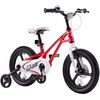 Bicicleta Copii 4-6 ani Galaxy G1601C 16", Rosu/Alb, Culoare: Rosu/Alb