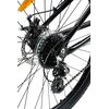 Bicicleta MTB-Folding Hummer CARPAT C2641S, Schimbator Shimano Altus RD-M310-L, 24 Viteze, Cadru Aluminiu, Roti 26 Inch, Frane pe Disc, Galben/Negru