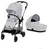 Carucior Cybex Melio Carbon B 2 in 1, Fog Grey, Culoare: Gri