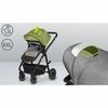 Lionelo - Carucior Bianka, 3 in 1, Cadru aluminiu, Cu landou intarit si salteluta moale, Maner ajustabil, Include saculet de picioare, Husa de ploaie si tantari, Geanta pentru parinti, Sustine 22 kg, 0 luni+, EN1466:2014+AC:2015, EN1888, Gri, Culoare: Gri