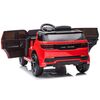 Masinuta electrica Chipolino SUV Land Rover Discovery cu scaun din piele si roti EVA red, Culoare: Rosu