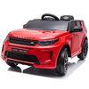 Masinuta electrica Chipolino SUV Land Rover Discovery cu scaun din piele si roti EVA red, Culoare: Rosu