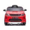 Masinuta electrica Chipolino SUV Land Rover Discovery cu scaun din piele si roti EVA red, Culoare: Rosu