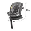 Scaun auto iSize 40-150 cm Coccolle Sidra Diamond black, Culoare: Negru