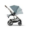 Carucior Cybex, Balios S Lux 3 in 1 TPE B, Stormy Blue, Culoare: Albastru Deschis