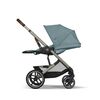 Carucior Cybex, Balios S Lux 3 in 1 TPE B, Stormy Blue, Culoare: Albastru Deschis