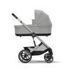 Carucior Balios S Lux Cybex 2 in 1 SLV B, Stone Grey, Culoare: Gri