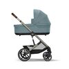 Carucior Cybex, Balios S Lux 3 in 1 TPE B, Stormy Blue, Culoare: Albastru Deschis