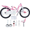 Bicicleta Copii 2-4 ani Royal Baby Little Swan 12", Roz