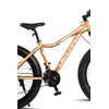 Bicicleta Fat-Bike Velors Wolf V2605D 26", Maro/Alb/Verde