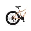 Bicicleta Fat-Bike Velors Wolf V2605D 26", Maro/Alb/Verde