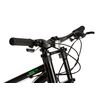 Bicicleta MTB cu Roti de 26", Furca Dubla Suspensie, Manete Secventiale, Frane Disc, 21 Viteze, negru/verde, Fat Bike Genius Velors Duro 2.6 Full Suspension cu Cauciucuri late 26X4.0