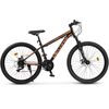  Bicicleta MTB-HT Velors Challenge 2.6 V2610A 26", Negru/Portocaliu, Culoare: Negru/Portocaliu