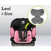 Scaun auto, Lionelo, Levi One i-Size, Universal, Instalare FWF, Cu tetiera reglabila in 10 pozitii, Cu spatar detasabil, 76-150 cm, Conform cu R129, Roz, Culoare: Roz