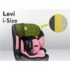 Scaun auto, Lionelo, Levi One i-Size, Universal, Instalare FWF, Cu tetiera reglabila in 10 pozitii, Cu spatar detasabil, 76-150 cm, Conform cu R129, Roz, Culoare: Roz