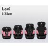 Scaun auto, Lionelo, Levi One i-Size, Universal, Instalare FWF, Cu tetiera reglabila in 10 pozitii, Cu spatar detasabil, 76-150 cm, Conform cu R129, Roz, Culoare: Roz