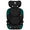Scaun auto, Lionelo, Levi One i-Size, Universal, Instalare FWF, Cu tetiera reglabila in 10 pozitii, Cu spatar detasabil, 76-150 cm, Conform cu R129, Verde, Culoare: Verde