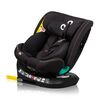 Scaun auto, Lionelo, Bastiaan One i-Size, 4 in 1, Protectie laterala, Cu spatar inclinabil in 4 pozitii, Cu tetiera reglabila in 13 pozitii, Rotire 360 grade, Top Tether, 0-36 Kg, 40-150 cm, Cu Isofix, Conform cu ECE R129, Negru, Culoare: Negru