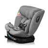 Scaun auto, Lionelo, Brave i-Size, 4 in 1, Rotire 360 grade, Protectie laterala, Cu spatar inclinabil in 5 pozitii, Cu tetiera reglabila in 12 pozitii, 0-36 Kg, 40-150 cm, Cu Isofix, Conform cu ECE R129, Gri, Culoare: Gri