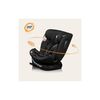 Scaun auto, Lionelo, Brave i-Size, 4 in 1, Rotire 360 grade, Protectie laterala, Cu spatar inclinabil in 5 pozitii, Cu tetiera reglabila in 12 pozitii, 0-36 Kg, 40-150 cm, Cu Isofix, Conform cu ECE R129, Negru, Culoare: Negru