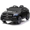 Masinuta electrica cu telecomanda, Mercedes-Benz GLC Coupe, roti EVA, scaun piele ecologica, Negru, Culoare: Negru