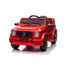 Masinuta electrica cu telecomanda, Mercedes-Benz AMG G63, roti EVA, scaun piele ecologica, Rosu, Culoare: Rosu