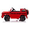Masinuta electrica cu telecomanda, Mercedes-Benz AMG G63, roti EVA, scaun piele ecologica, Rosu, Culoare: Rosu