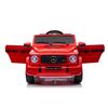 Masinuta electrica cu telecomanda, Mercedes-Benz AMG G63, roti EVA, scaun piele ecologica, Rosu, Culoare: Rosu