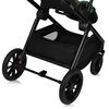 Carucior 2 in 1, Lionelo, Layla, Pana la 22 kg, Cadru aluminiu, Cu landou intarit si salteluta din spuma AirDots, Reversibil, Cu ventilatie 3D, Cu accesorii, EN1888-1, EN1888-2, EN1466, Verde, Culoare: Verde