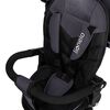 Tricicleta copii, Lionelo, Tris Plus, Ultrapliabila, Multifunctionala, Pana la 25 kg, Inclinare spatar in fata si in spate, Suport picioare, Control al directiei, Scaun reversibil, Rotire 360 grade, Conform cu EN71, 9 luni-5 ani, Albastru, Culoare: Gri
