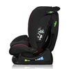 Scaun auto, Lionelo, Aart i-Size, Cu spatar inclinabil in 4 pozitii, Cu tetiera reglabila in 13 pozitii, 0-36 Kg, 40-150 cm, Cu centura siguranta in 3 puncte, Conform cu ECE R129/03, Negru/Rosu, Culoare: Negru