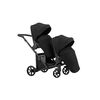 Carucior 3 in 1 pentru gemeni Kunert Invento Duo, Culoare: Negru