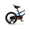 Bicicleta Copii 4-6 ani Velors V1603B 16", Albastru/Portocaliu, Culoare: Albastru/Portocaliu