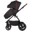 Carucior Chipolino Prestige 3 in 1 blackberry, Culoare: Negru