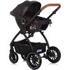 Carucior Chipolino Prestige 3 in 1 blackberry, Culoare: Negru