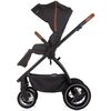 Carucior Chipolino Prestige 3 in 1 blackberry, Culoare: Negru