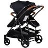 Carucior gemeni Chipolino Duo Smart 3 in 1 blackberry, Culoare: Negru