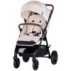 Carucior sport Chipolino Ultera cu husa picioare biscotta, Culoare: Crem