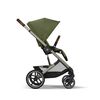 Carucior Balios S Lux Cybex TPE, Moos Green, Culoare: Verde