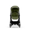Carucior Cybex Melio Carbon B 3 in 1, Moss Green, cu scoica auto Cloud G i-Size, Culoare: Verde