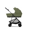 Carucior Cybex Melio Carbon B 3 in 1, Moss Green, cu scoica auto Cloud G i-Size, Culoare: Verde