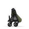 Carucior Cybex Melio Carbon B 3 in 1, Moss Green, cu scoica auto Cloud G i-Size, Culoare: Verde