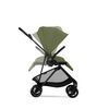 Carucior Cybex Melio Carbon B 3 in 1, Moss Green, cu scoica auto Cloud G i-Size, Culoare: Verde