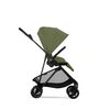Carucior Cybex Melio Carbon B 3 in 1, Moss Green, cu scoica auto Cloud G i-Size, Culoare: Verde