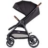 Carucior sport Chipolino Ultera cu husa picioare blackberry, Culoare: Negru